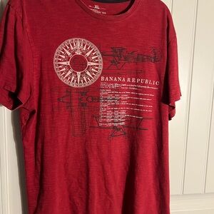 Banana Republic Red Men's Shirt
